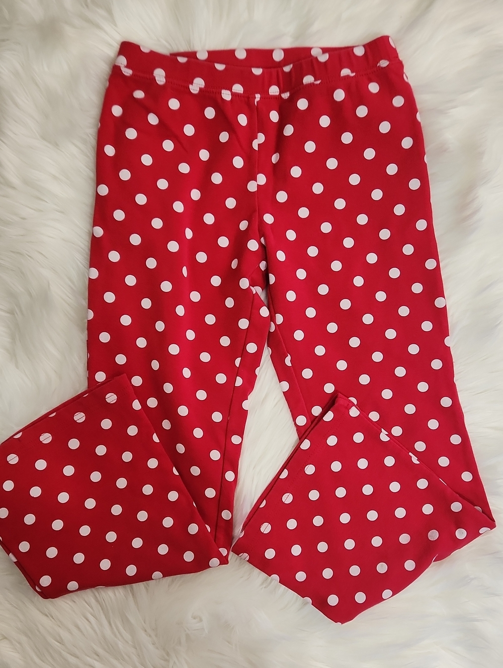 Red Polka Dot Flare Leg Pants - Girls Size:8 - Brand: Gymboree